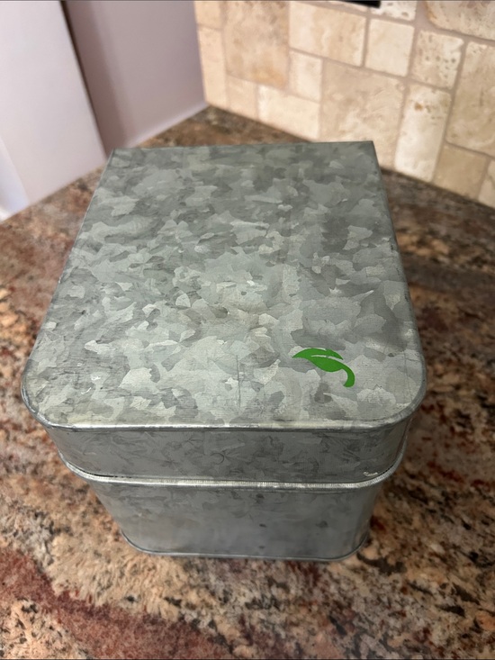 Gardener’s Supply Company Other - Galvanized Metal Storage Seed SaverTin - Gray